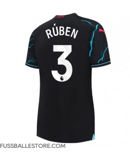 Günstige Manchester City Ruben Dias #3 3rd trikot Damen 2023-24 Kurzarm